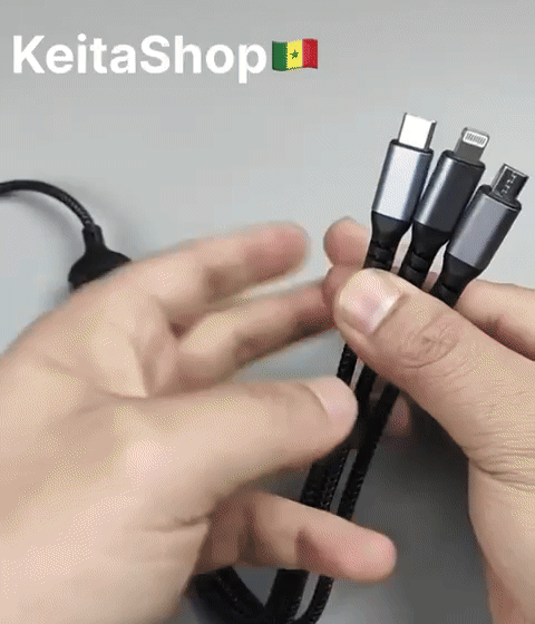 CHARGEUR RAPIDE 3 en 1